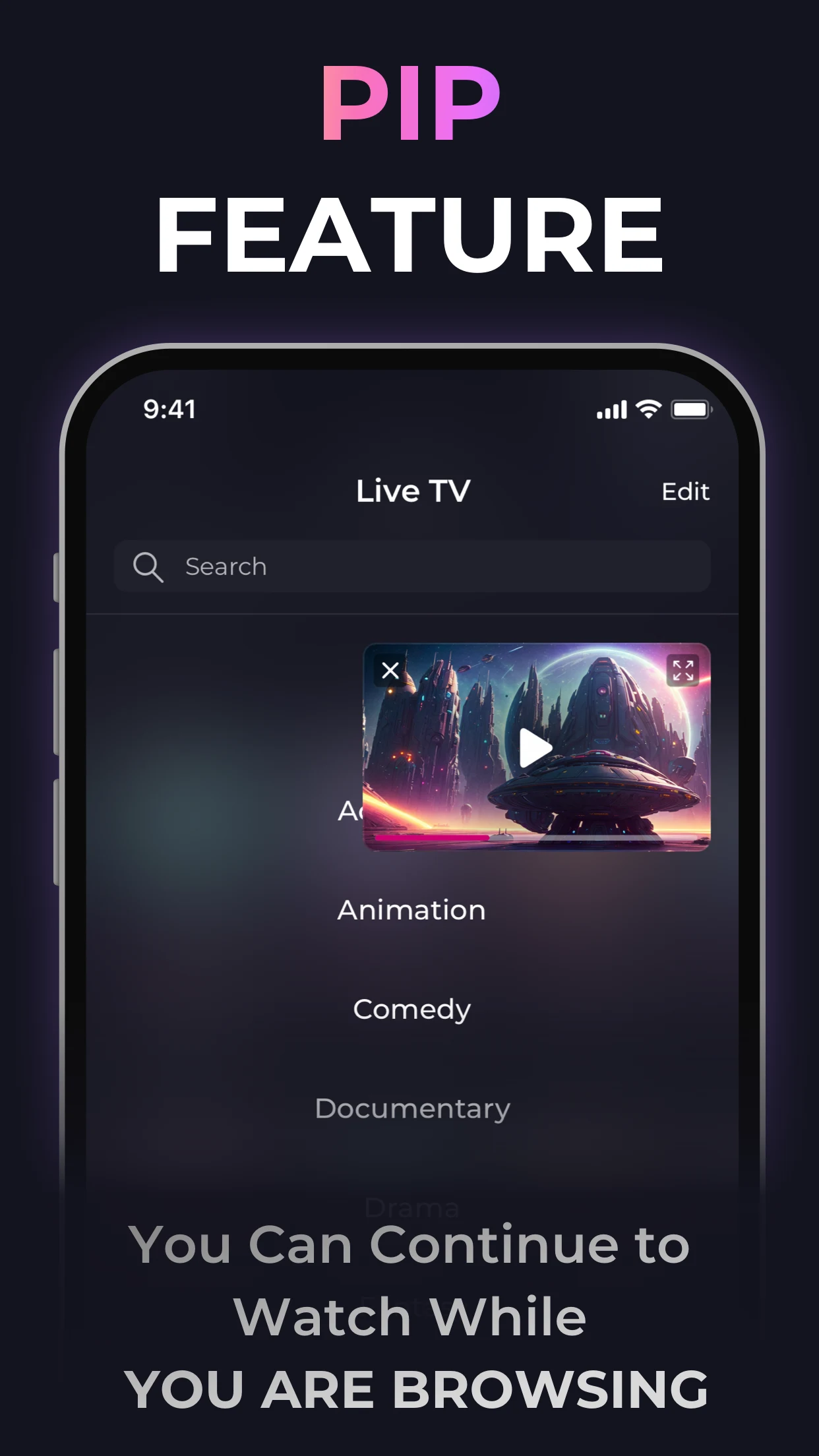 IPTV - Opus Media Player screenshot
