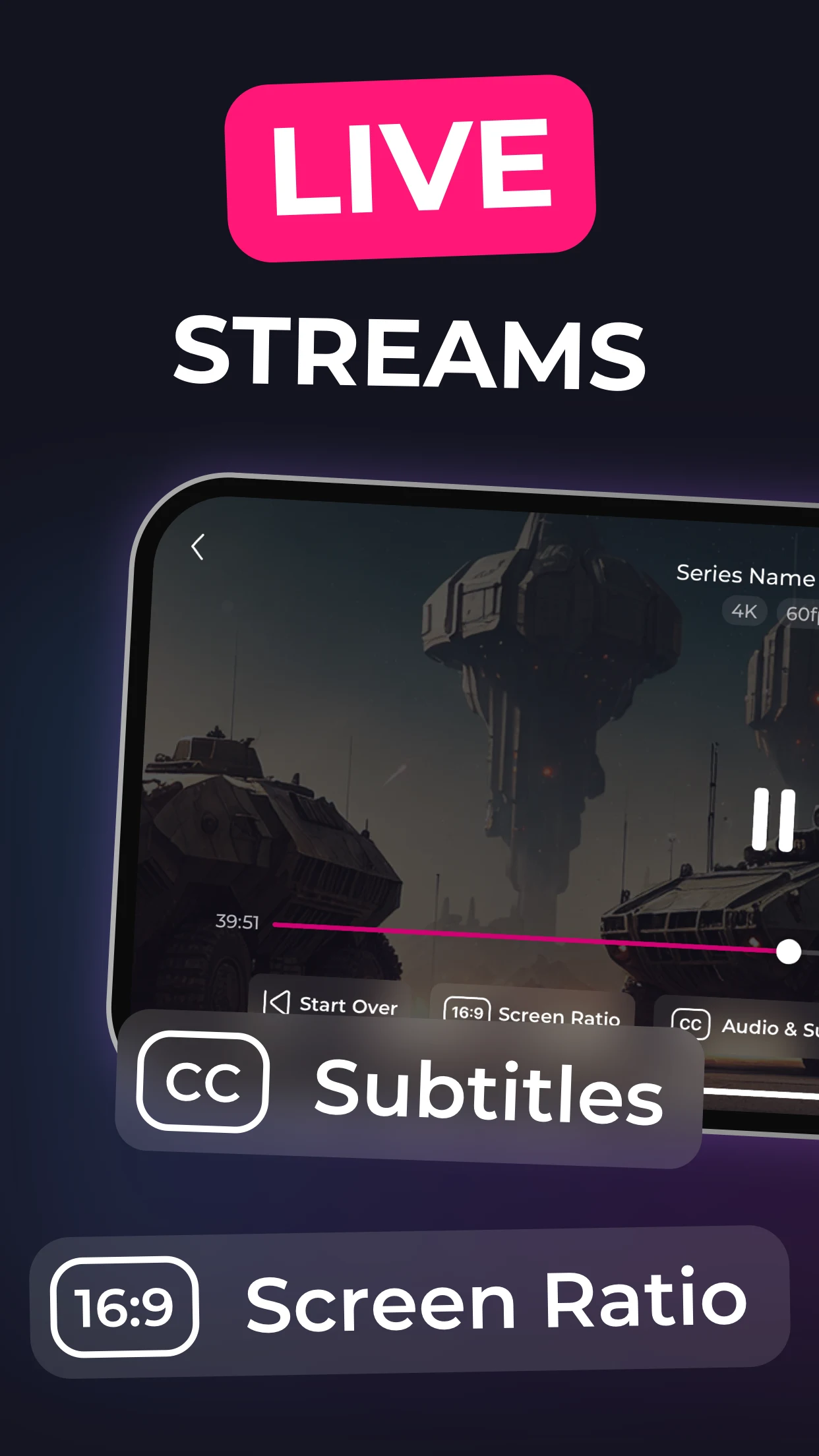 IPTV - Opus Media Player screenshot