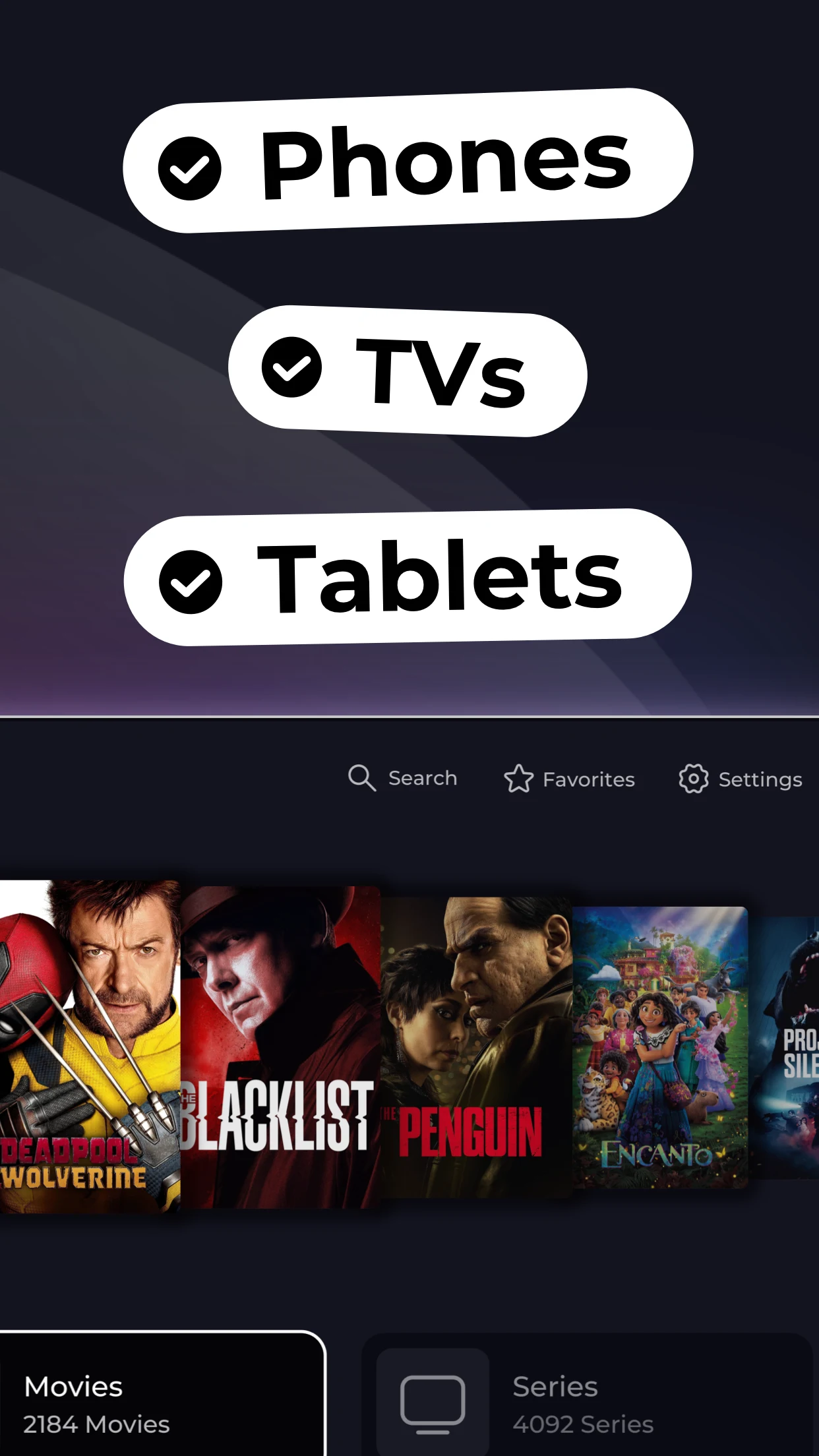 IPTV - Opus Media Player screenshot
